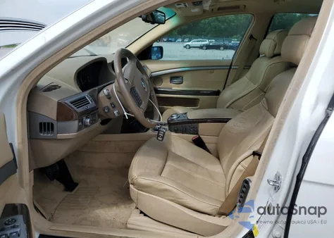 2008 BMW 750 Li from USA, damaged, VIN WBAHN83508DT80968